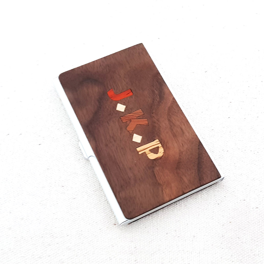 Business Card Holder - Initial