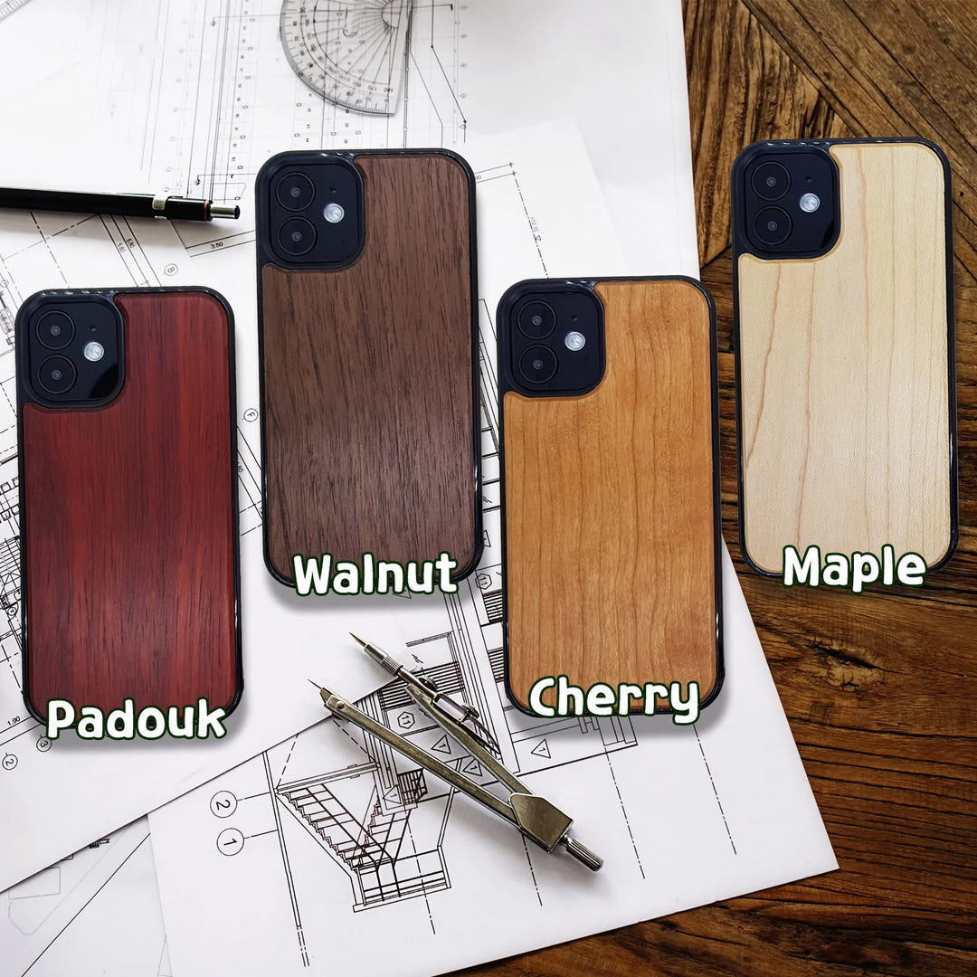 Geometric pattern - Wood Phone Case