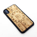 Load image into Gallery viewer, Geometric pattern - Wood Phone Case
