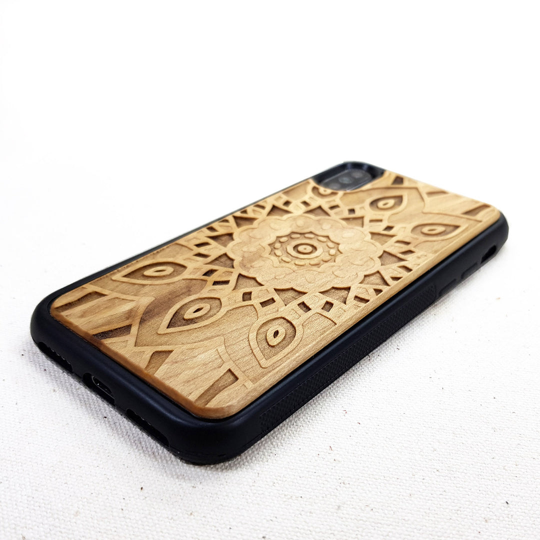 Geometric pattern - Wood Phone Case