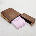 Load image into Gallery viewer, Wood Business Card Holder - Round corner