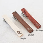 Load image into Gallery viewer, Wooden Tie Clip - Leaf