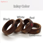Load image into Gallery viewer, Inlaid Wood Ring - Cat's Paw