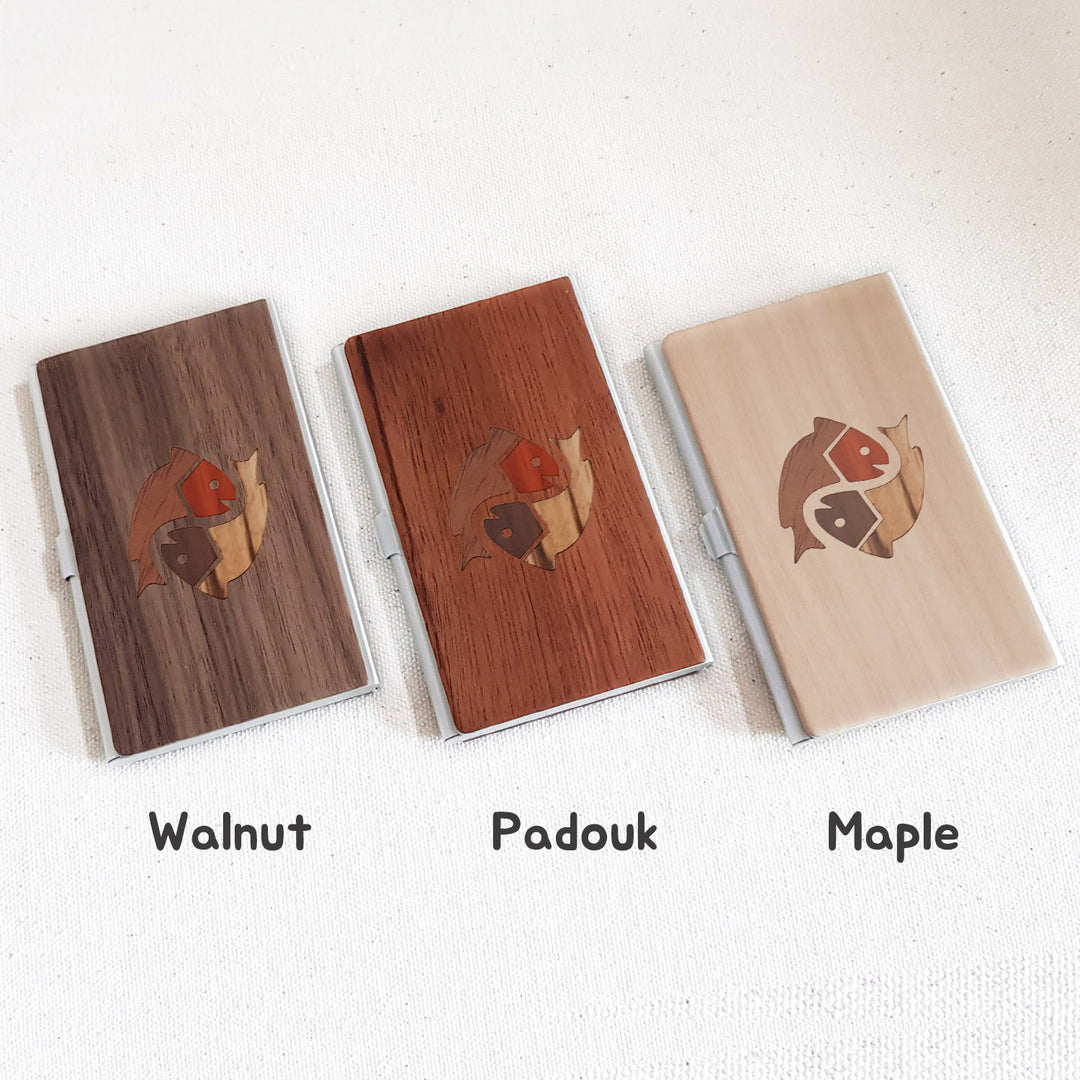 Business Card Holder - Two Fishes