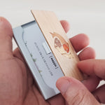 Load image into Gallery viewer, Business Card Holder - Two Fishes
