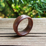 Load image into Gallery viewer, Inlaid Wood Ring - Cat&#39;s Paw
