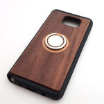 Load image into Gallery viewer, Wood Phone Case w/t Finger Ring