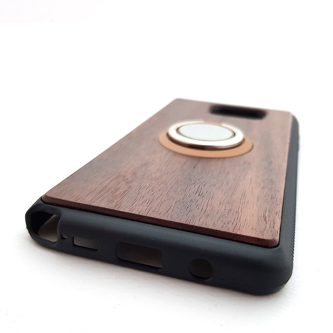 Wood Phone Case w/t Finger Ring