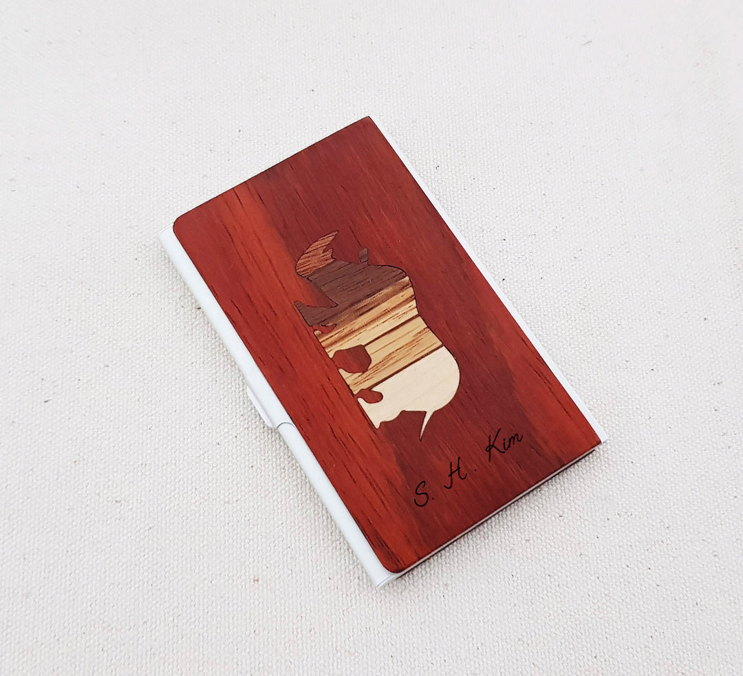 Business Card Holder - Rhino