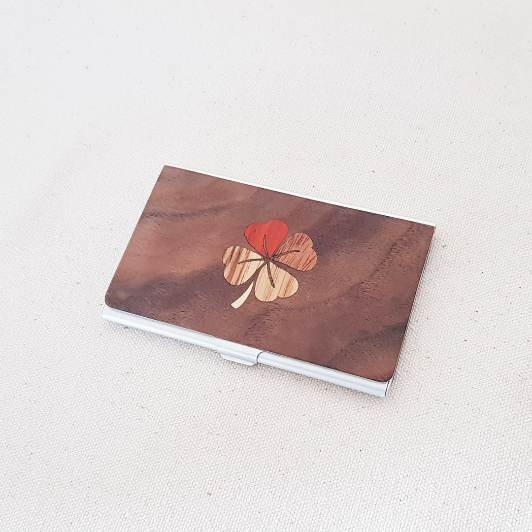 Business Card Holder - Clover