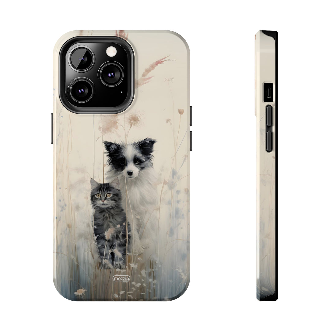 Tough Phone Cases - Cat and Dog Together 3