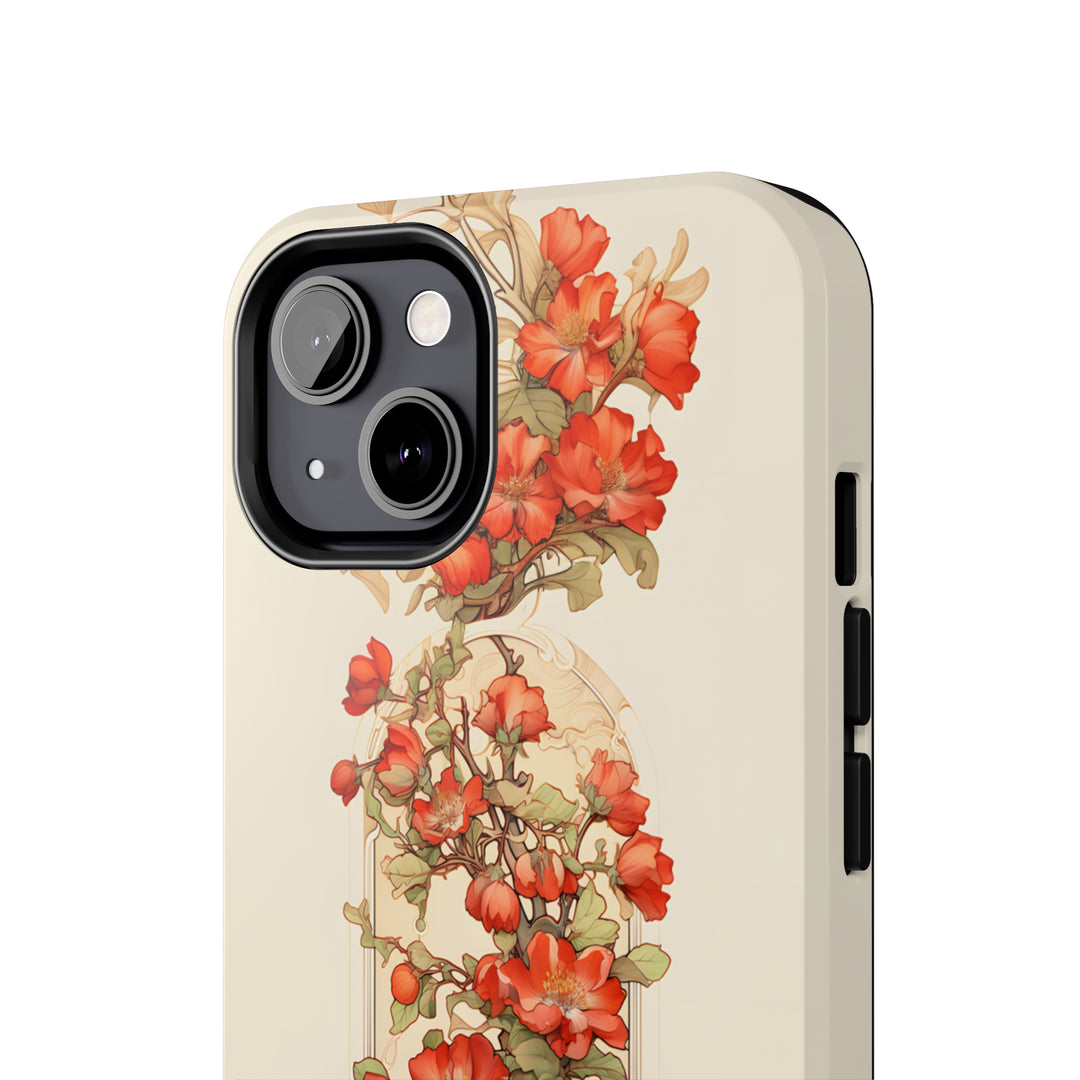 Tough Phone Cases - Birth Flower May - Hawthorn