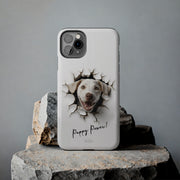 Tough Phone Cases - Labrador Retriever in Wall Hole