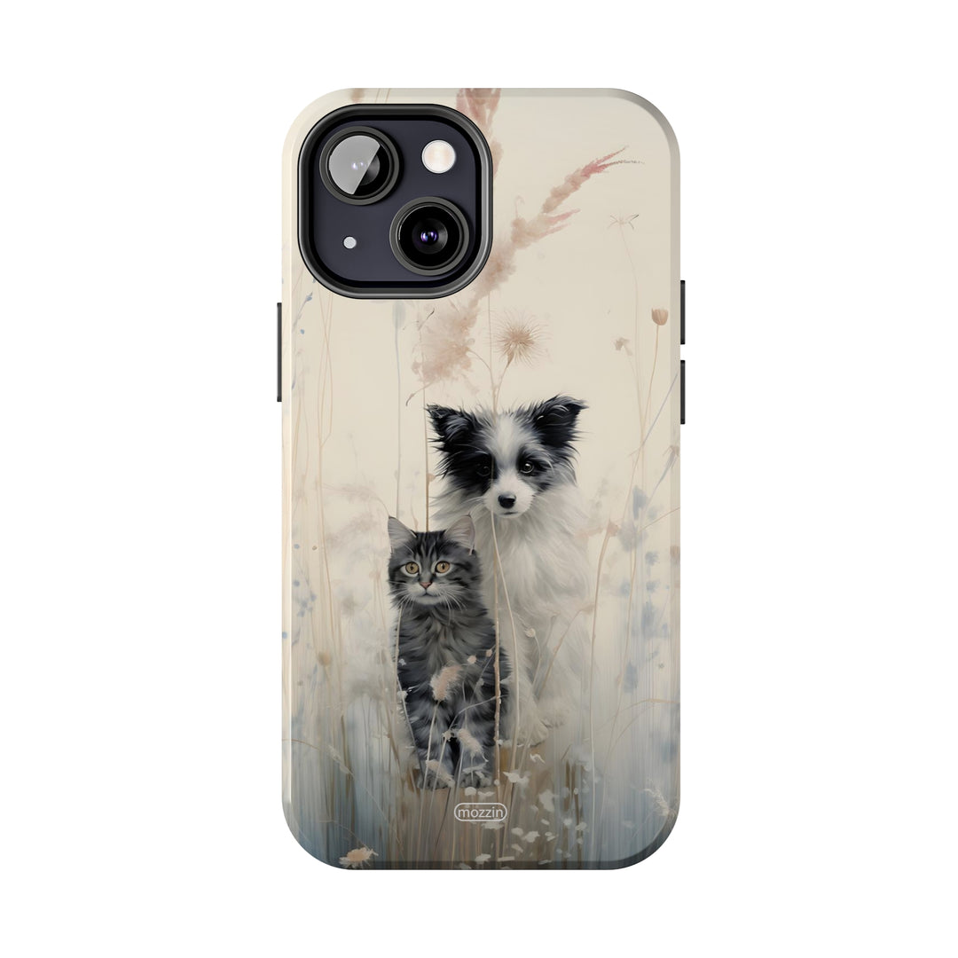 Tough Phone Cases - Cat and Dog Together 3