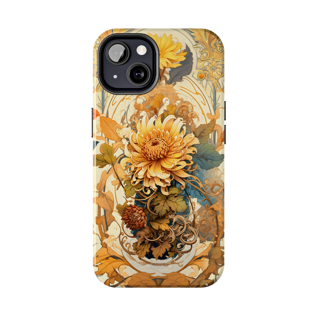 Tough Phone Cases - Birth Flower Nov. - Chrysanthemum