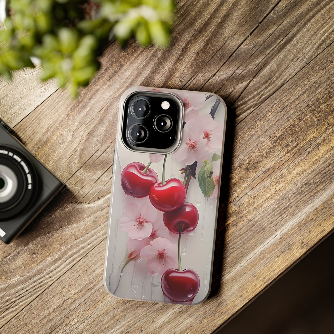 Tough Phone Cases - Cherry and Blossom