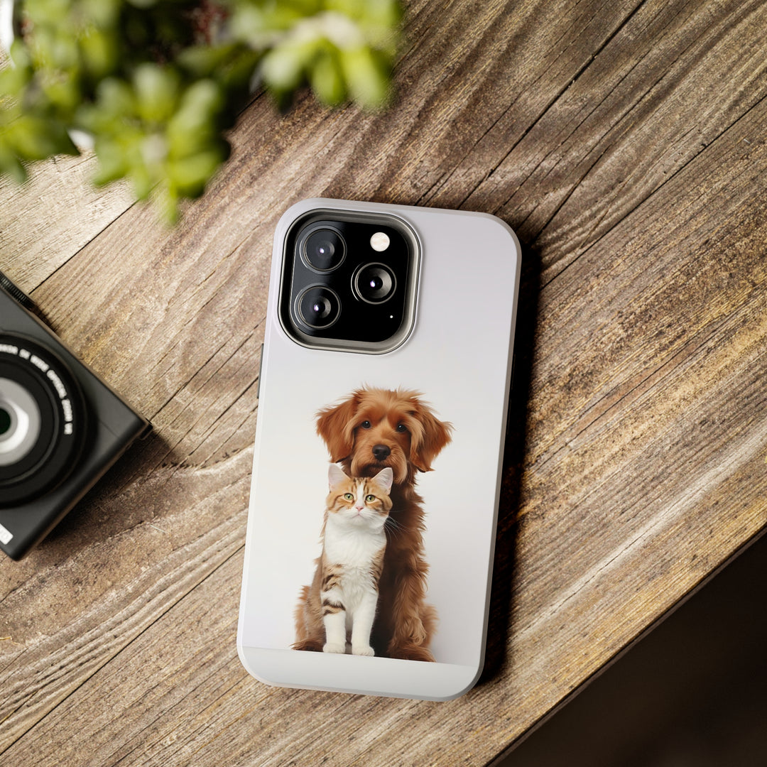 Tough Phone Cases - Cat and Dog