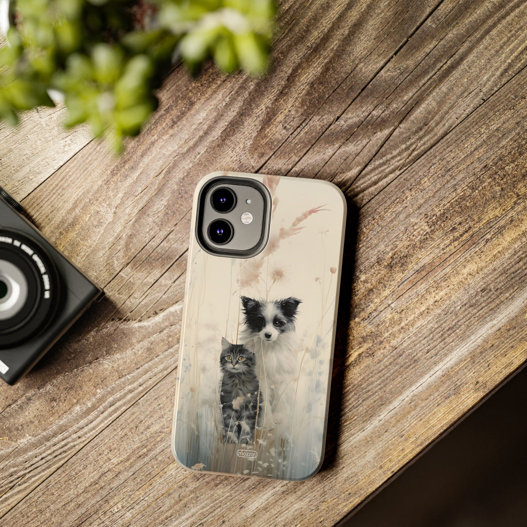 Tough Phone Cases - Cat and Dog Together 3