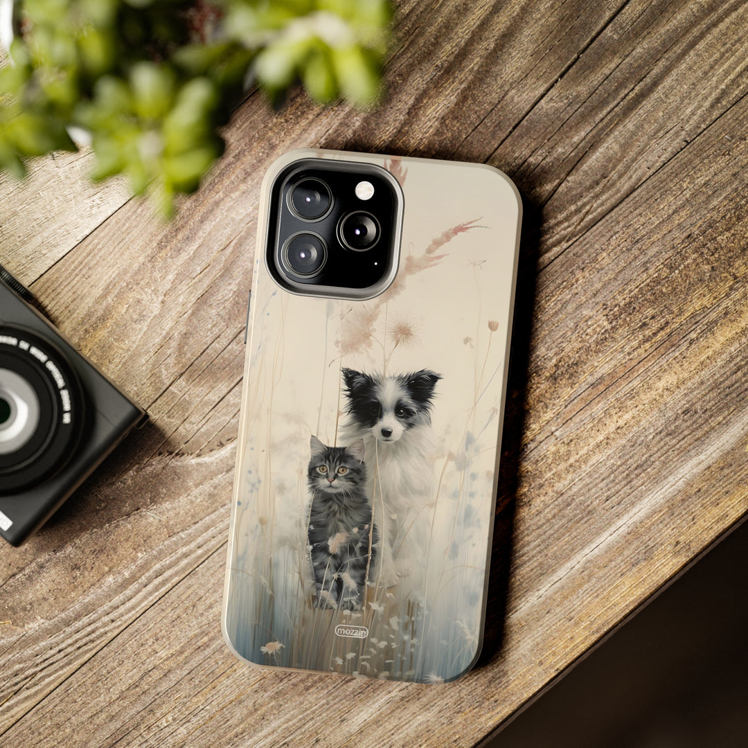 Tough Phone Cases - Cat and Dog Together 3