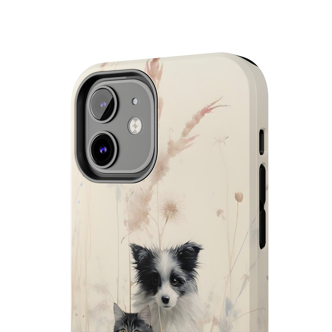 Tough Phone Cases - Cat and Dog Together 3