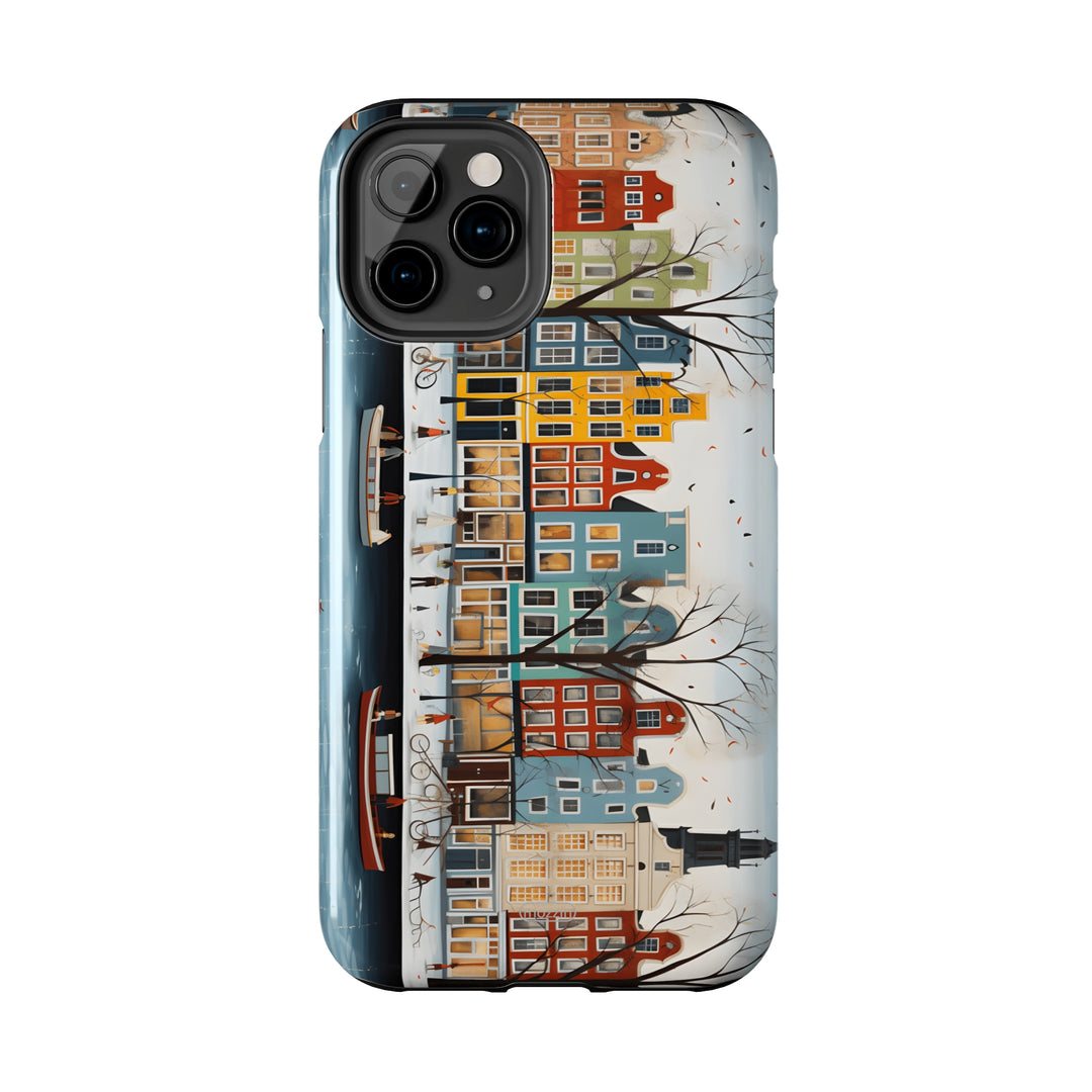 Tough Phone Cases - Typical houses illustration