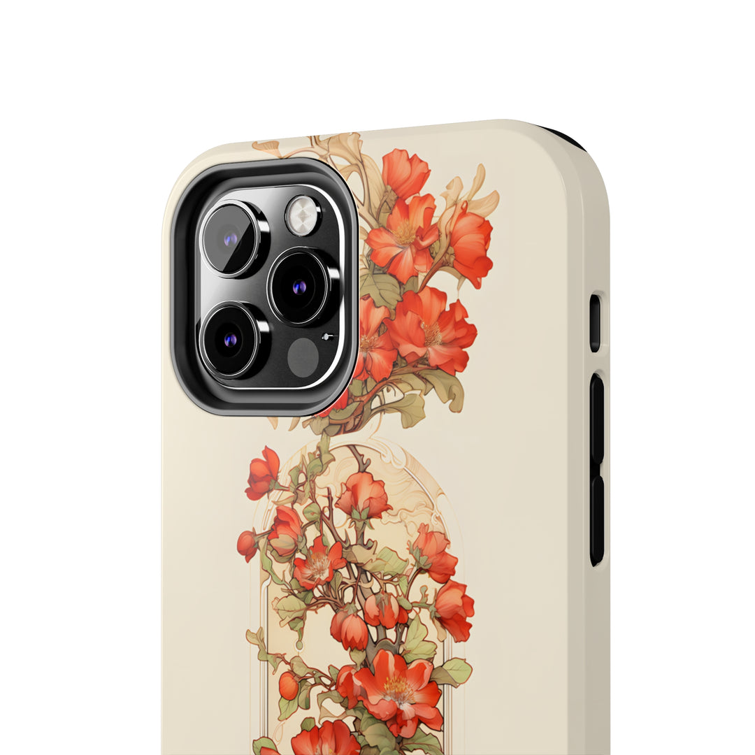 Tough Phone Cases - Birth Flower May - Hawthorn