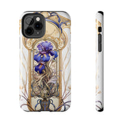 Tough Phone Cases - Birth Flower Feb. - Iris