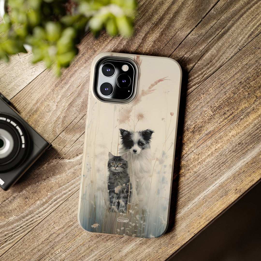 Tough Phone Cases - Cat and Dog Together 3