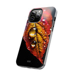 Load image into Gallery viewer, Tough Phone Cases - Water drops on Leaf