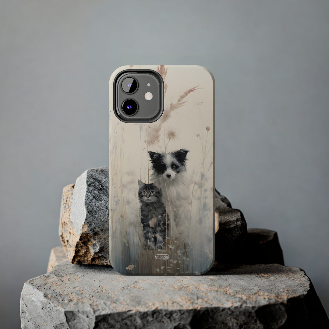 Tough Phone Cases - Cat and Dog Together 3