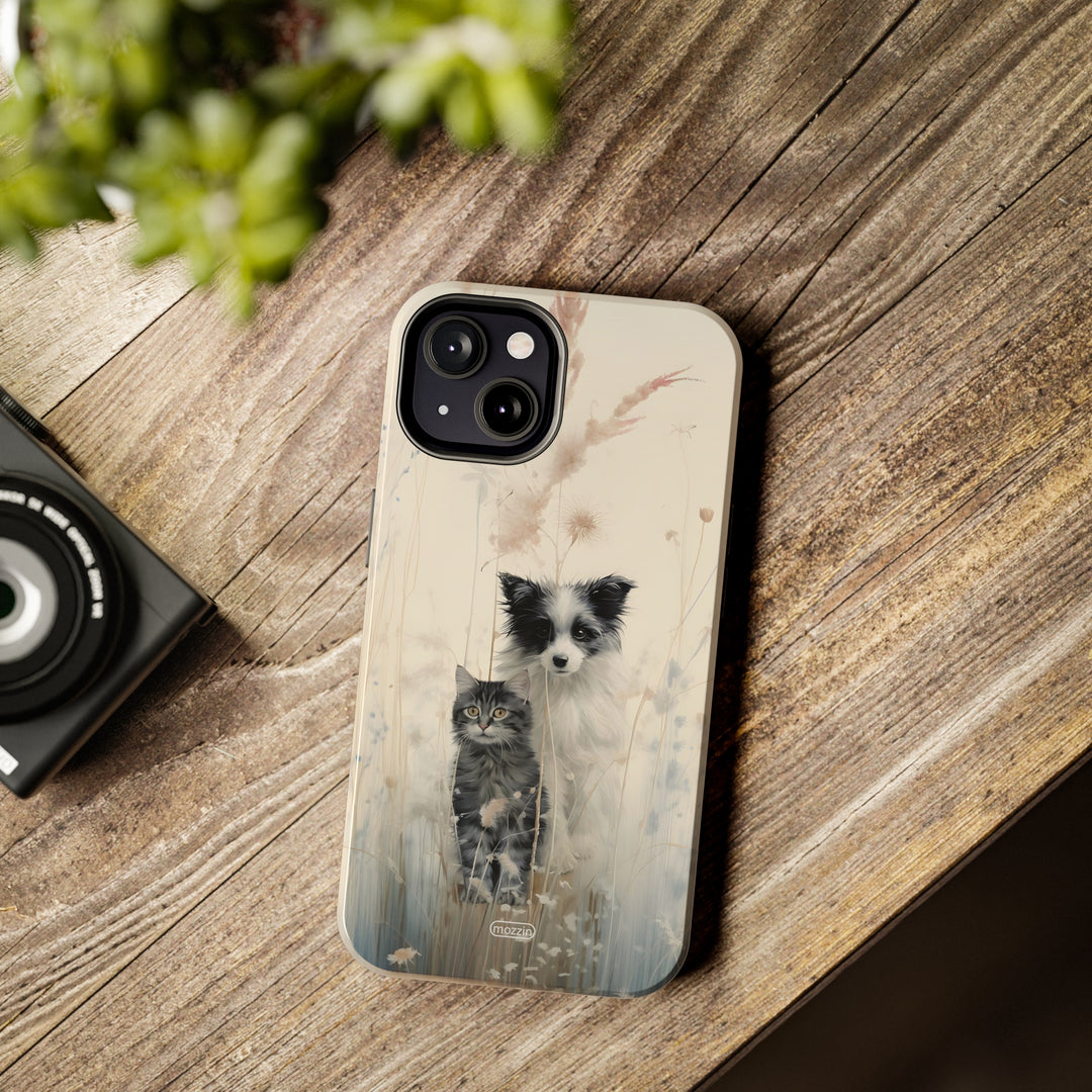 Tough Phone Cases - Cat and Dog Together 3