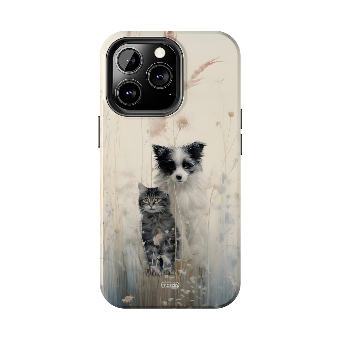 Tough Phone Cases - Cat and Dog Together 3