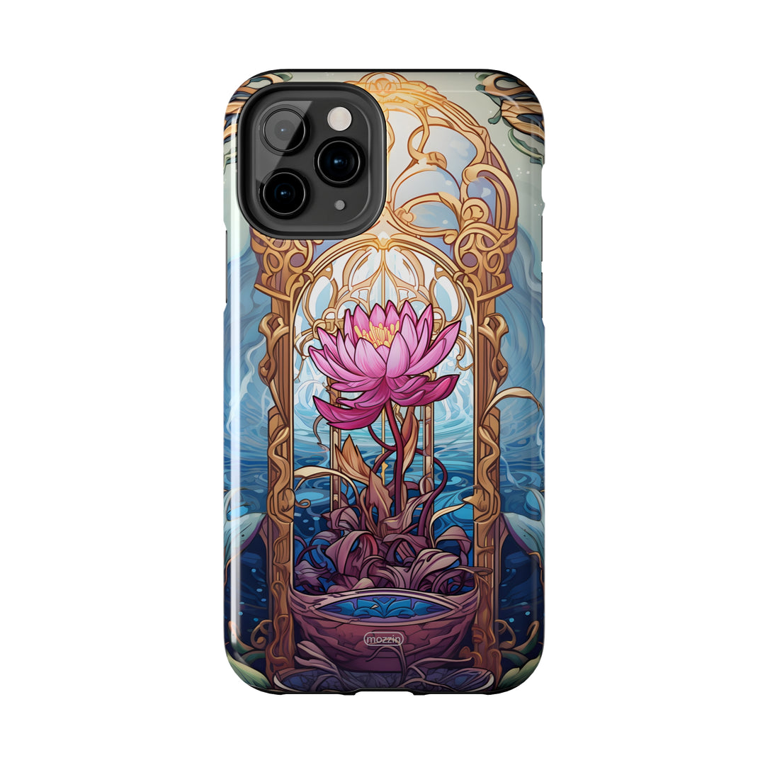 Tough Phone Cases - Birth Flower July - Water Lily