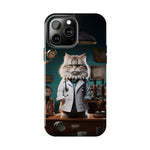 Load image into Gallery viewer, Tough Phone Cases - Serious Doctor Cat