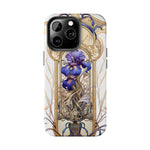 Load image into Gallery viewer, Tough Phone Cases - Birth Flower Feb. - Iris
