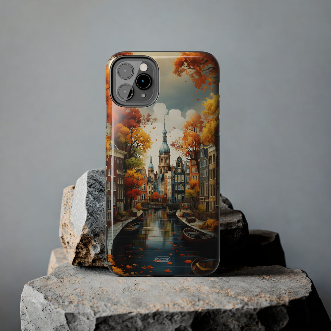 Tough Phone Cases - Town in automn