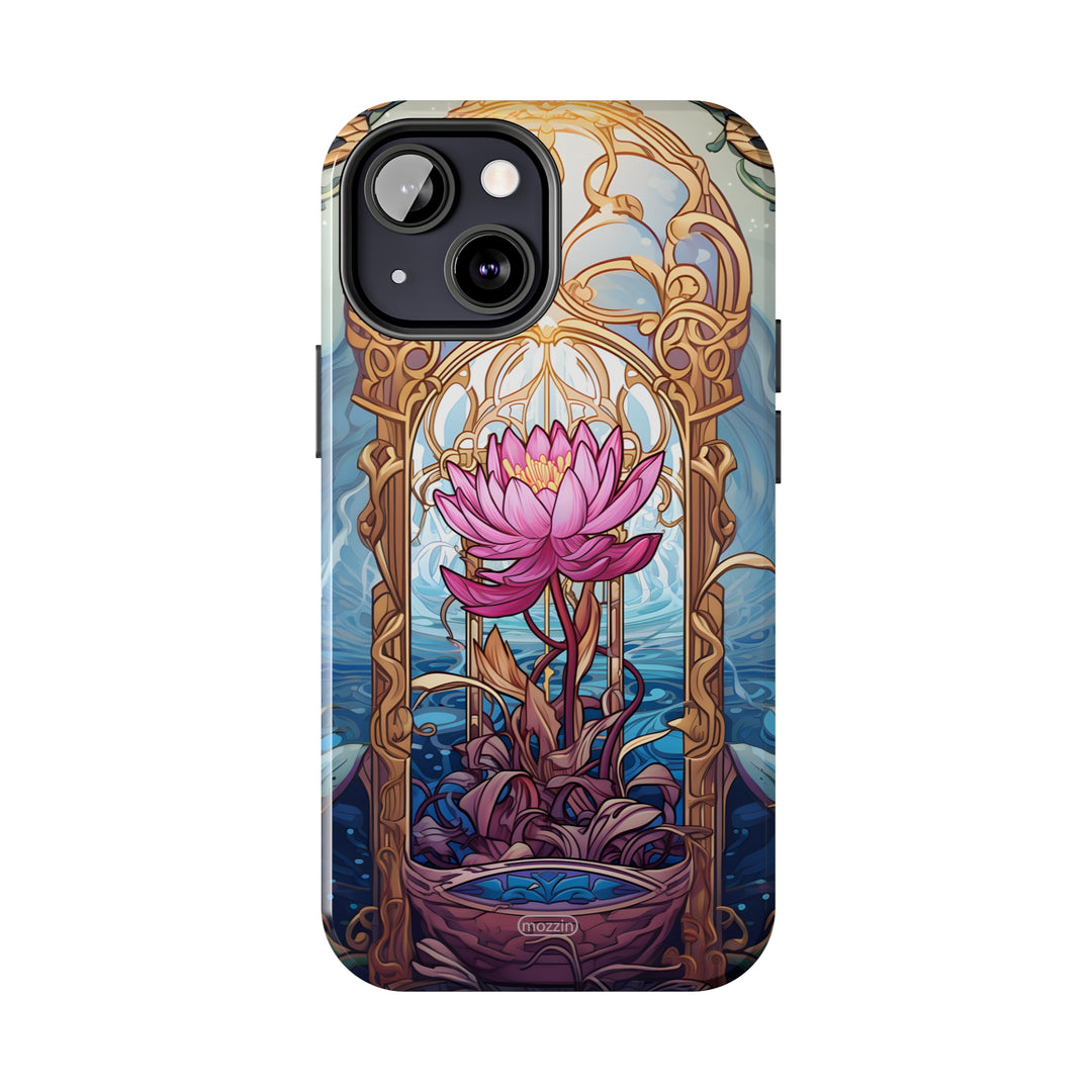 Tough Phone Cases - Birth Flower July - Water Lily