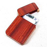Wood Business Card Holder - Round corner