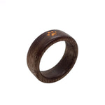 Load image into Gallery viewer, Inlaid Wood Ring - Cat&#39;s Paw