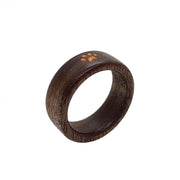 Inlaid Wood Ring - Cat's Paw