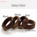 Load image into Gallery viewer, Inlaid Wood Ring - Cat&#39;s Paw