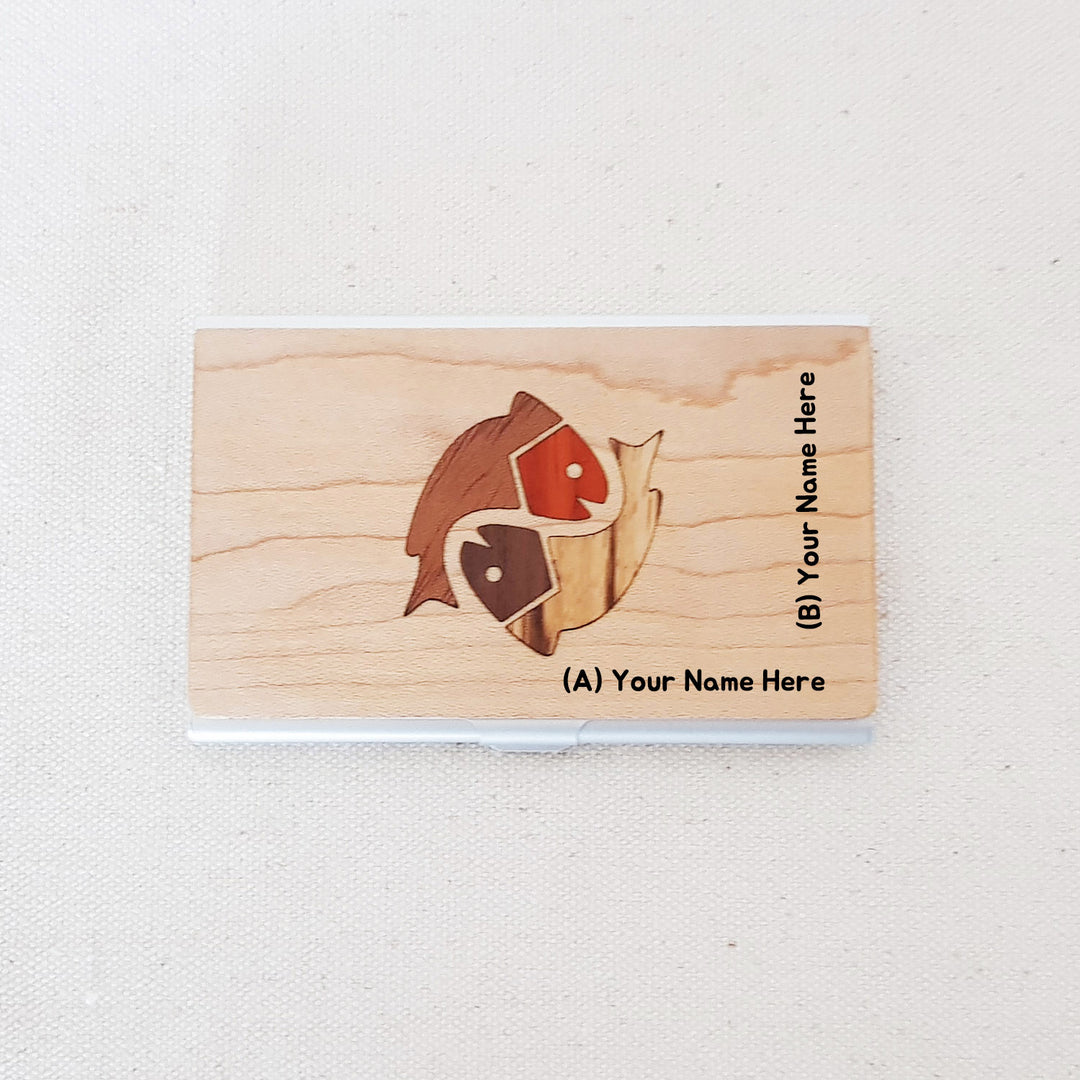 Business Card Holder - Two Fishes