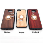 Load image into Gallery viewer, Wood Phone Case w/t Finger Ring